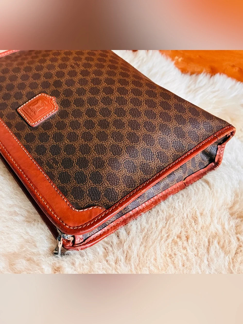 👨🏻‍💼Celine Macadam Celine Envelope Zippered Pouch Macadam vintage unisex